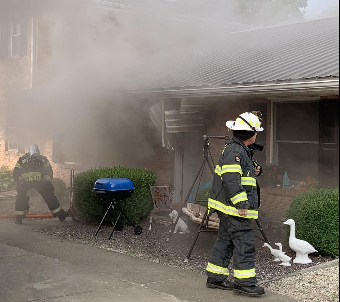 No injuries in fire